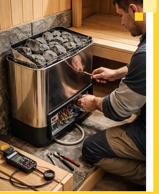 Продажа и установка электрокаменок для саун в Белове