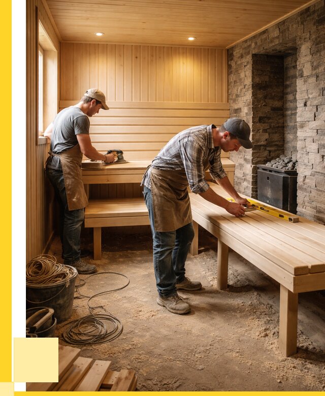 Отделка бани в Белове: внутренняя отделка от 3258 р. | ЭриданБлв