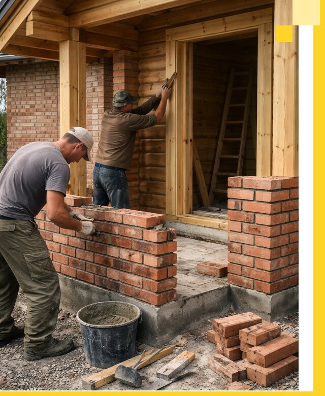 Строительство кирпичных бань под ключ в Белове с гарантией качества