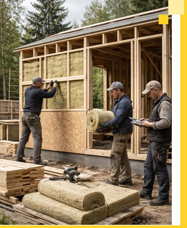 Проектирование и строительство каркасных бань в Белове под ключ