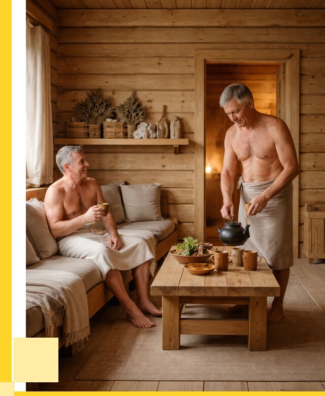 Бани с комнатой отдыха под ключ в Белове от 488655 р. | ЭриданБлв