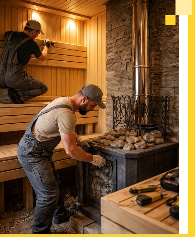 Комплексный дизайн бань, саун и зон отдыха в Белове