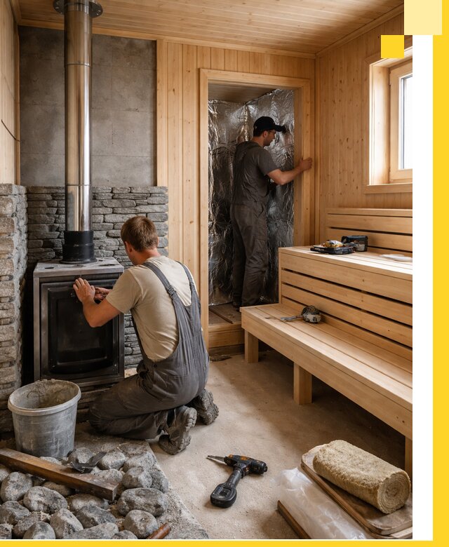 Строительство и изготовление бань под ключ в Белове