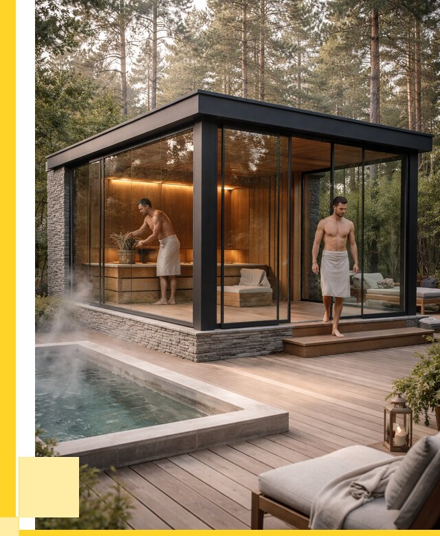 Стеклянные бани и двери в Белове от 488655 р. | ЭриданБлв