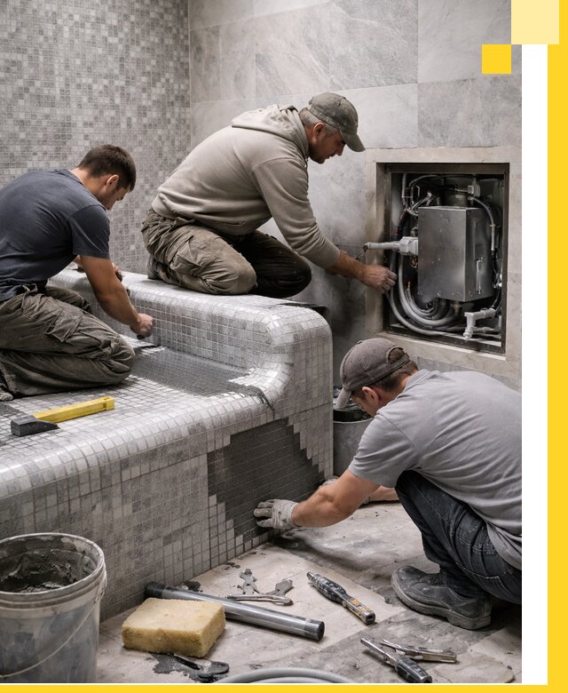 Проекты хамамов под ключ в Белове и дизайн и строительство