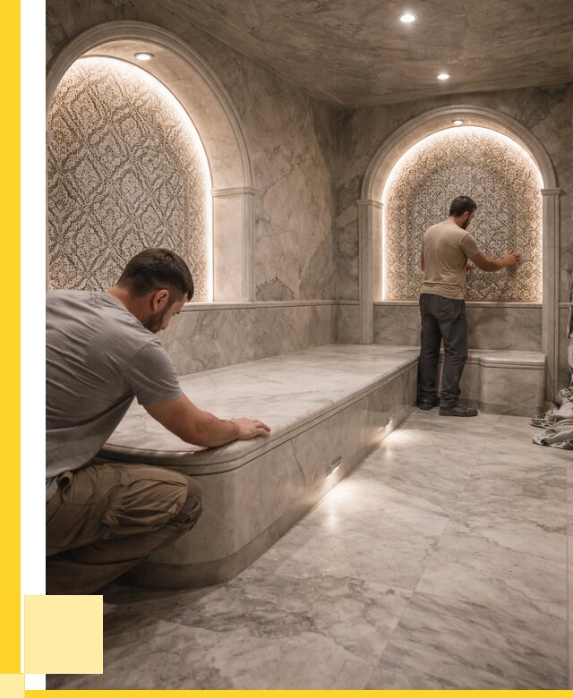 Турецкие бани под ключ в Белове от 271475 р. | ЭриданБлв