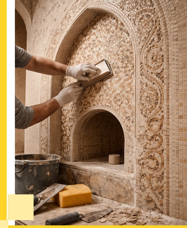 Мозаика для хамама в Белове под ключ от 5430 р. | ЭриданБлв